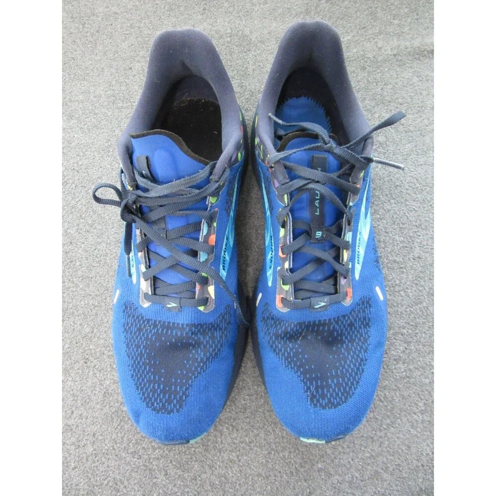 Brooks Launch 9 Men's Size 11.5 Blue Bowl O Brooks Running Shoes - No Insoles